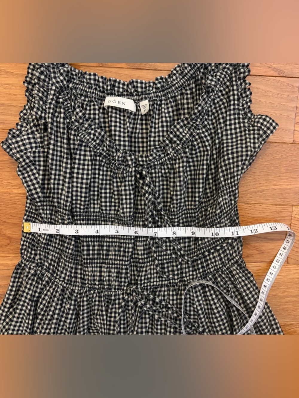 DÔEN Emmaretta Gingham Dress - Picture 5 of 7